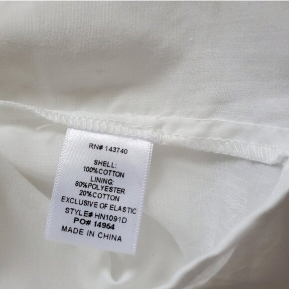 NWT VICI White Open Back Smocked Fit & Flare Mini Dress L - Picture 4 of 10